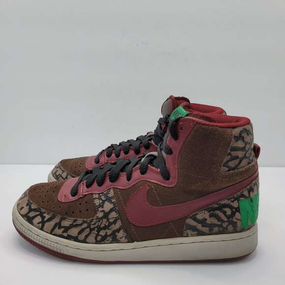 Nike Terminator Hi Premium Dark Oak 2008 Men's Shoes 307893-261 US Size 7 - Picture 2 of 8